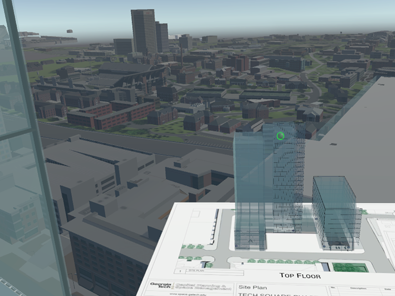 VR models of the GT campus 